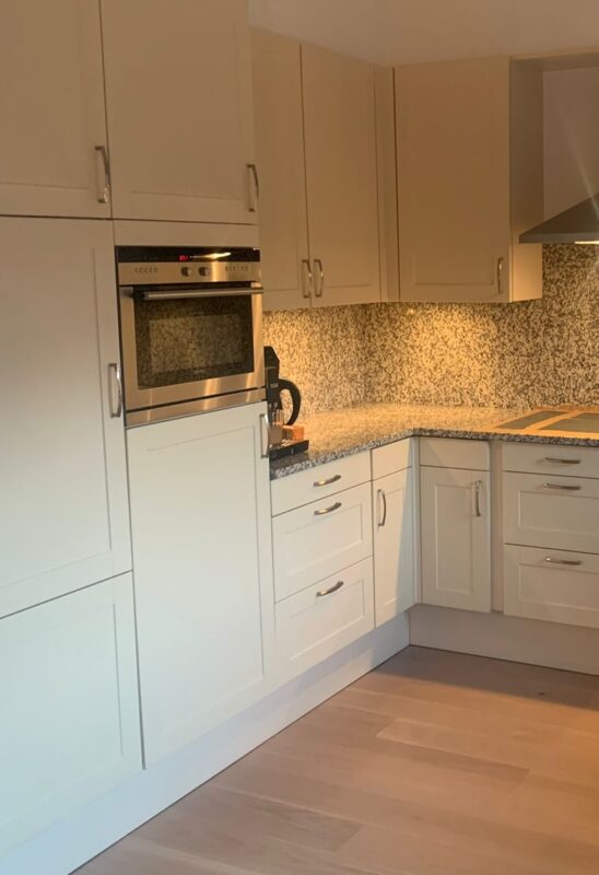 keuken renovatie voor nieuwe apparatuur